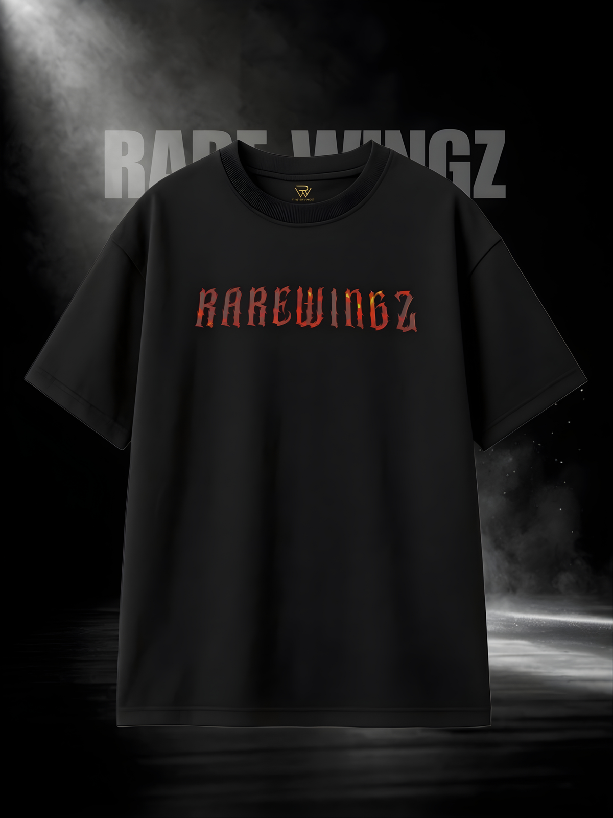 Rise Against Odds Oversized Black T-Shirt | 260 GSM Cotton | RAREWINGZ